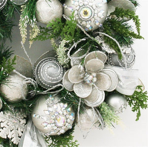 Beach Christmas Durables Capiz Shell Wreath - Nautical Luxuries