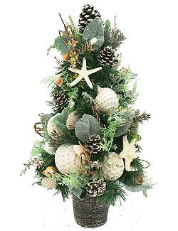 Beach Christmas Durables Starfish Tabletop Tree - Nautical Luxuries