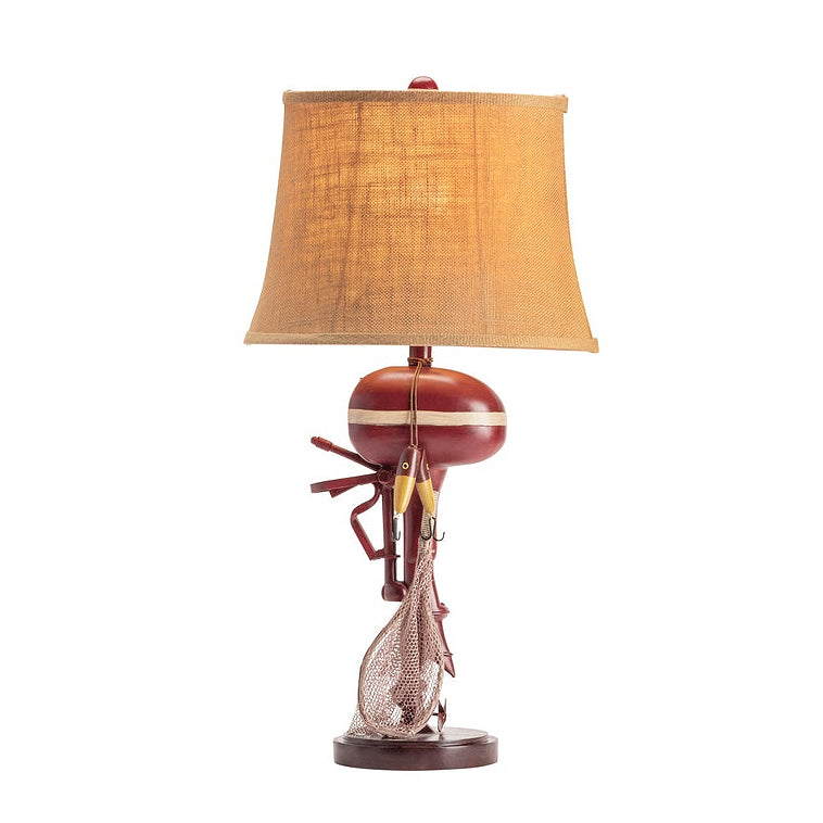 Vintage Outboard Lake House Lamp - Nautical Luxuries