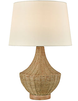Woven Rattan Outdoor Table Lamp - Nautical Luxuries