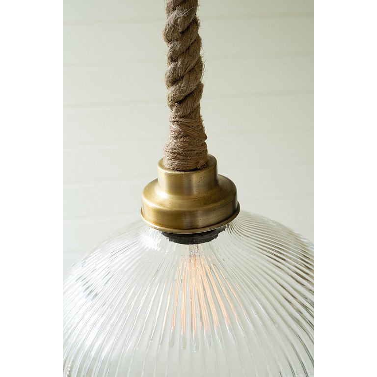 Knotted Pharmacy Style Pendant Light - Nautical Luxuries