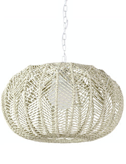 Indoor/Outdoor Baja Breeze Whitewashed Pendants - Nautical Luxuries