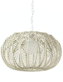 Indoor/Outdoor Baja Breeze Whitewashed Pendants - Nautical Luxuries