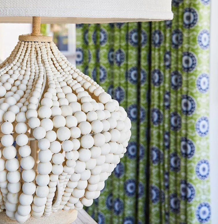 Beach Boho Beaded Table Lamp - Nautical Luxuries