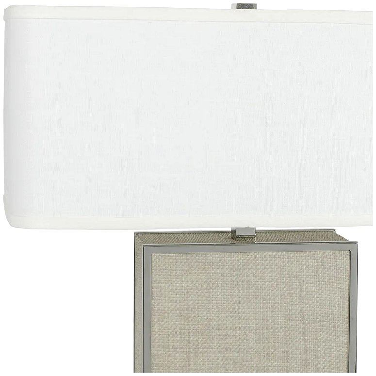 Carmel Raffia Woven Table Lamp - Nautical Luxuries