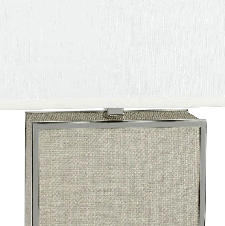Carmel Raffia Woven Table Lamp - Nautical Luxuries