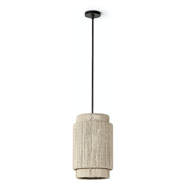 Indoor/Outdoor Faux Abaca Waterfall Pendants - Nautical Luxuries