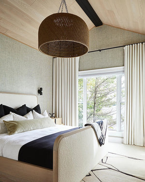 Indoor/Outdoor Wicker Weave Pendants - Nautical Luxuries
