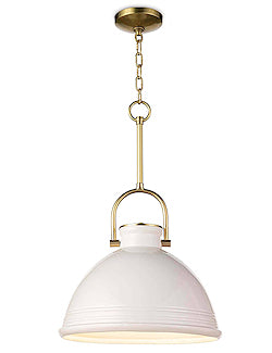 Bristol White Ceramic Pendant Lights - Nautical Luxuries