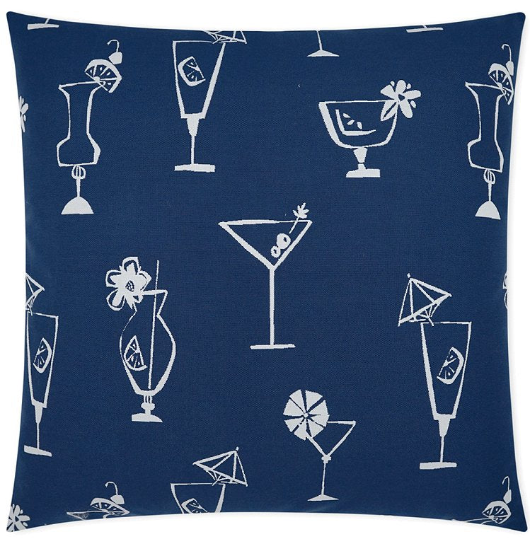 Happy Hour Time Outdoor Pillows - Nautical Luxuries