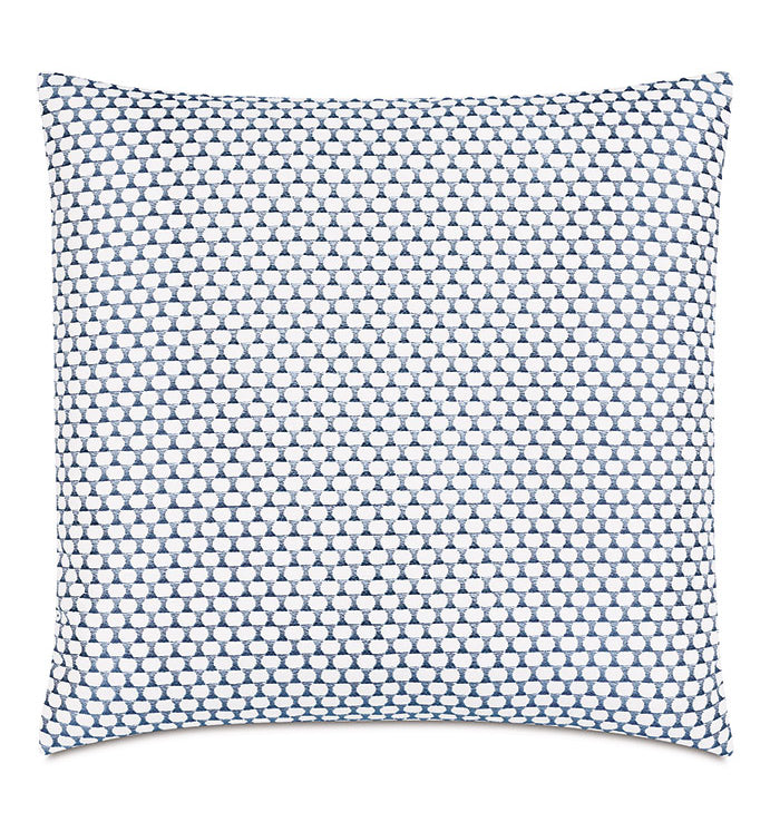 Bristol Beach Embroidered Accent Pillows - Nautical Luxuries