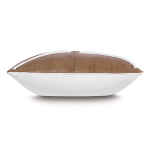 Bristol Beach Faux Leather Accent Pillow - Nautical Luxuries