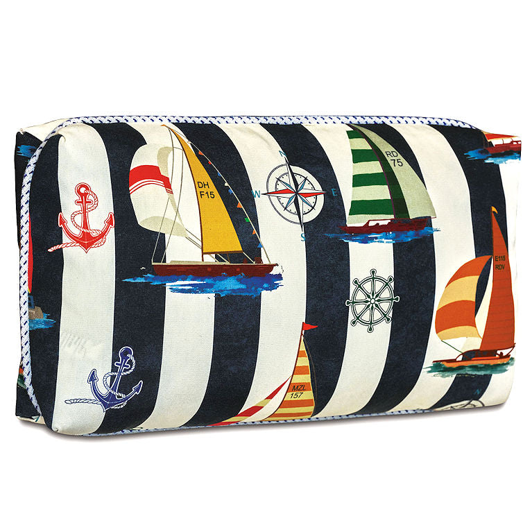Cabana Nautical Stripes Outdoor Pillows - Nautical Luxuries