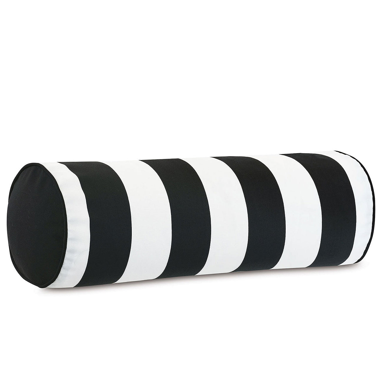 Black Tie Stripe Outdoor Pillows - Nautical Luxuries