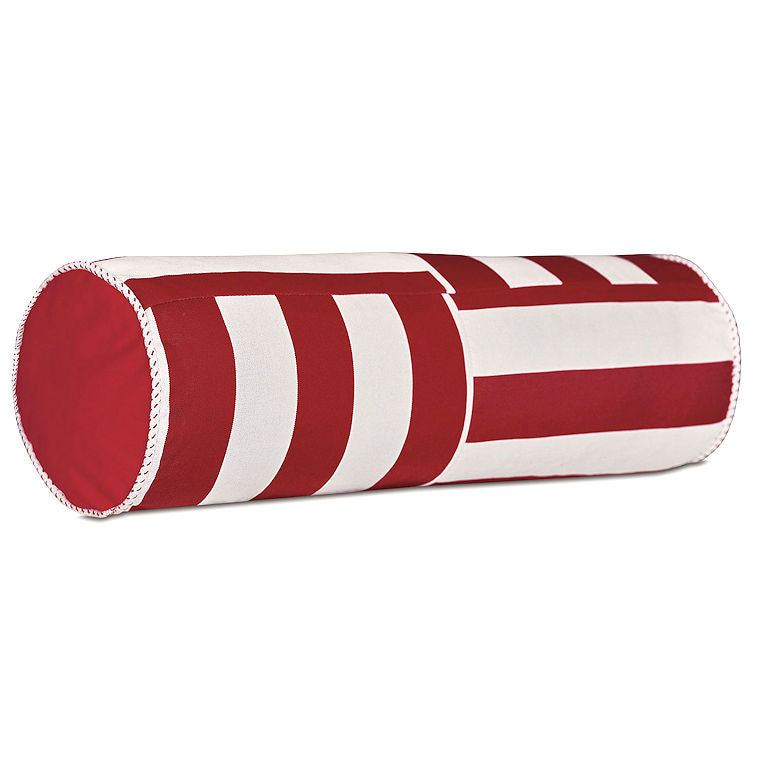 Cabana Quad-Stripe Outdoor Pillows - Nautical Luxuries