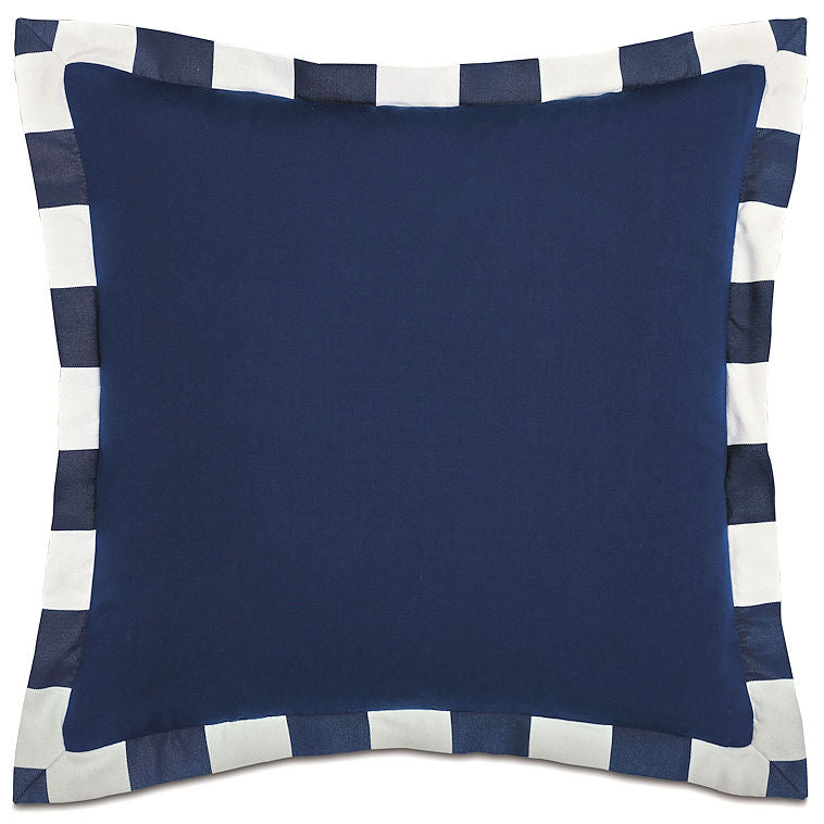 Cabana Flanged Stripe Outdoor Pillows - Nautical Luxuries