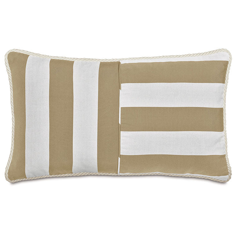 Cabana Quad-Stripe Outdoor Pillows - Nautical Luxuries