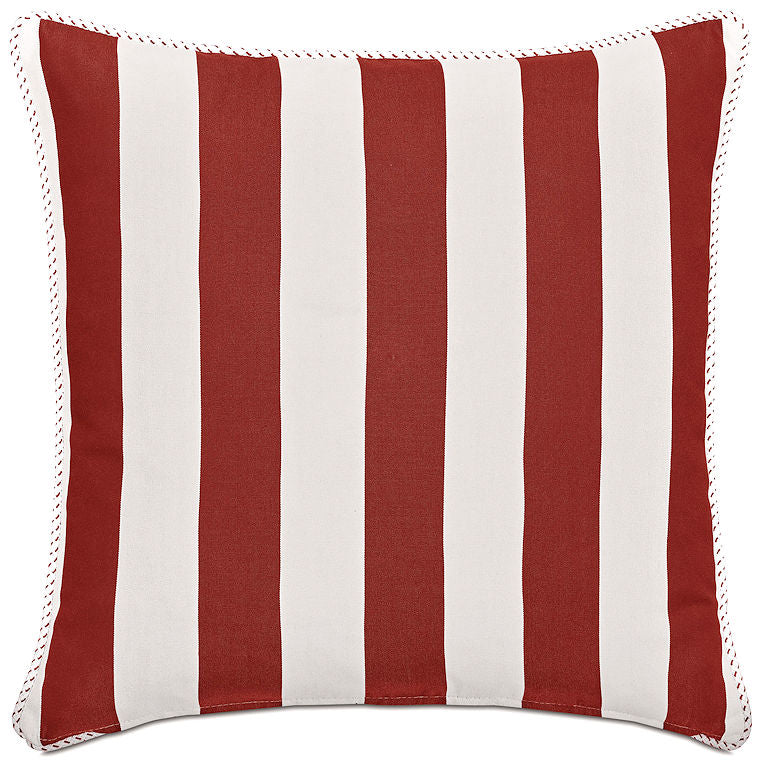Cabana Quad-Stripe Outdoor Pillows - Nautical Luxuries
