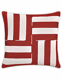 Cabana Quad-Stripe Outdoor Pillows - Nautical Luxuries