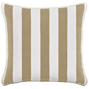 Cabana Quad-Stripe Outdoor Pillows - Nautical Luxuries