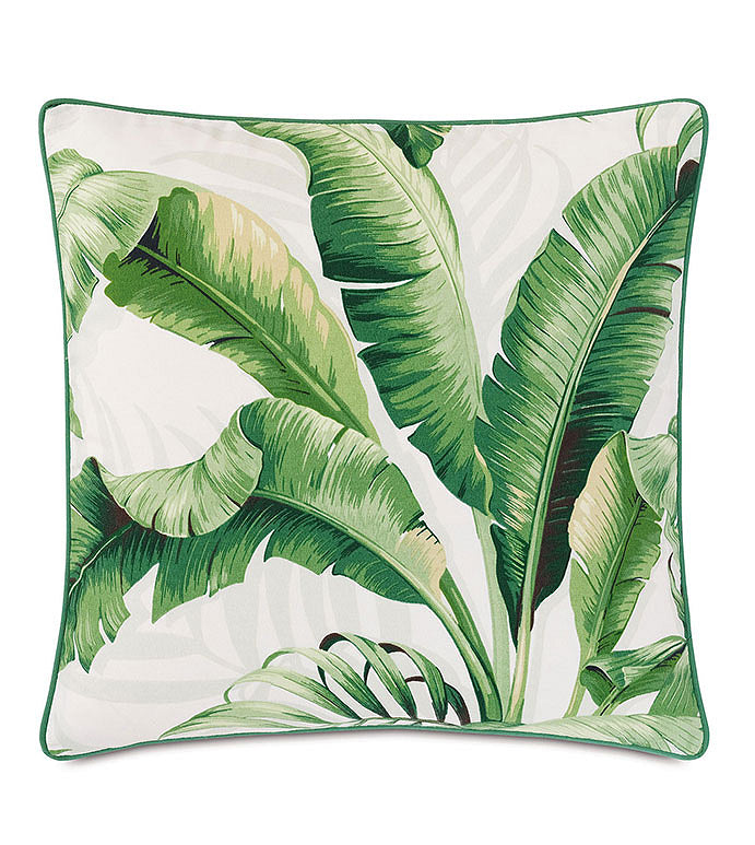 Windswept Palms Outdoor Pillows - Nautical Luxuries