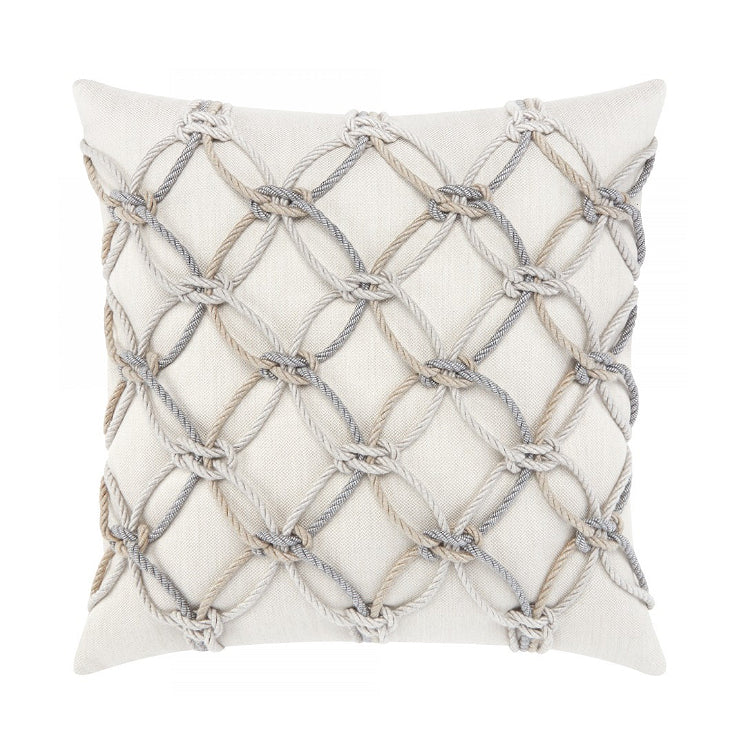 Nautical Net Sunbrella® Outdoor Pillows - Nautical Luxuries