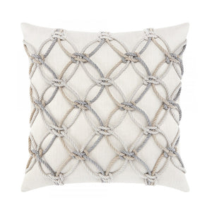 Nautical Net Sunbrella® Outdoor Pillows - Nautical Luxuries