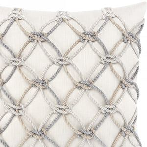 Nautical Net Sunbrella® Outdoor Pillows - Nautical Luxuries