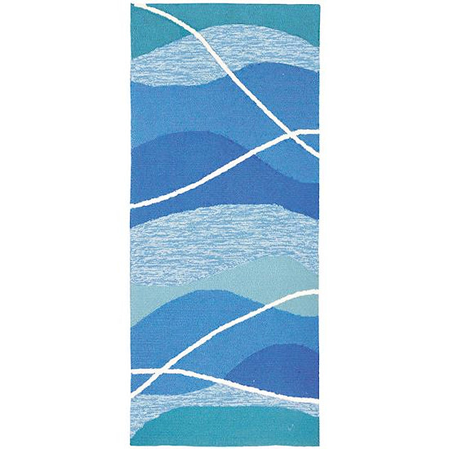 Tranquil Currents Hand-Hooked Indoor/Outdoor Rugs - Nautical Luxuries