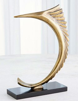 Baja Swordfish Modern Sculpture - Nautical Luxuries