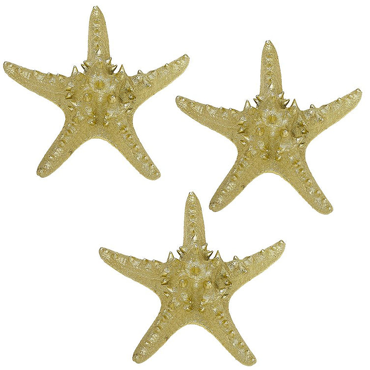 Gilded Glam Knobby Starfish Set - Gold - Nautical Luxuries