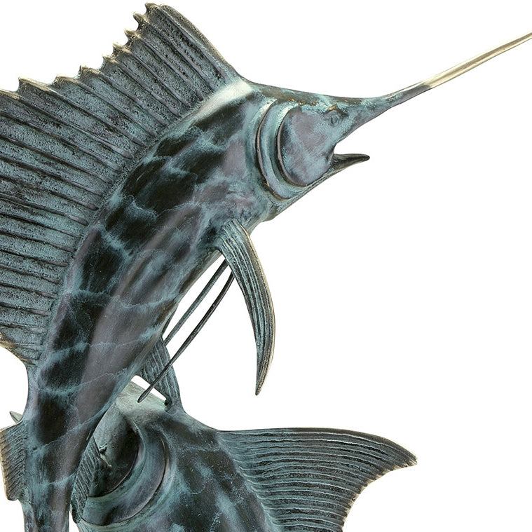 Bluewater Trio Brass Sculpture - Nautical Luxuries