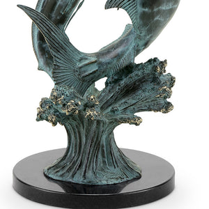 Bluewater Trio Brass Sculpture - Nautical Luxuries