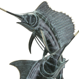 Bluewater Trio Brass Sculpture - Nautical Luxuries