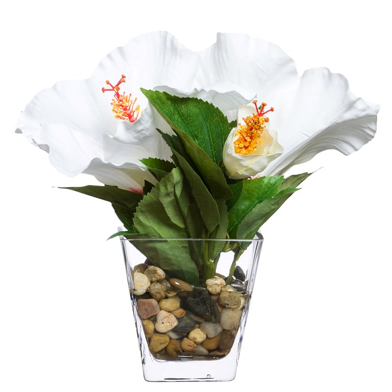 Island Hibiscus Stateroom Bouquet Yacht Silks Arrangements - Nautical Luxuries