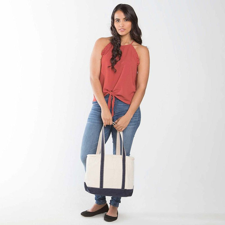 Classic Canvas Cooler Boat Tote - Nautical Luxuries
