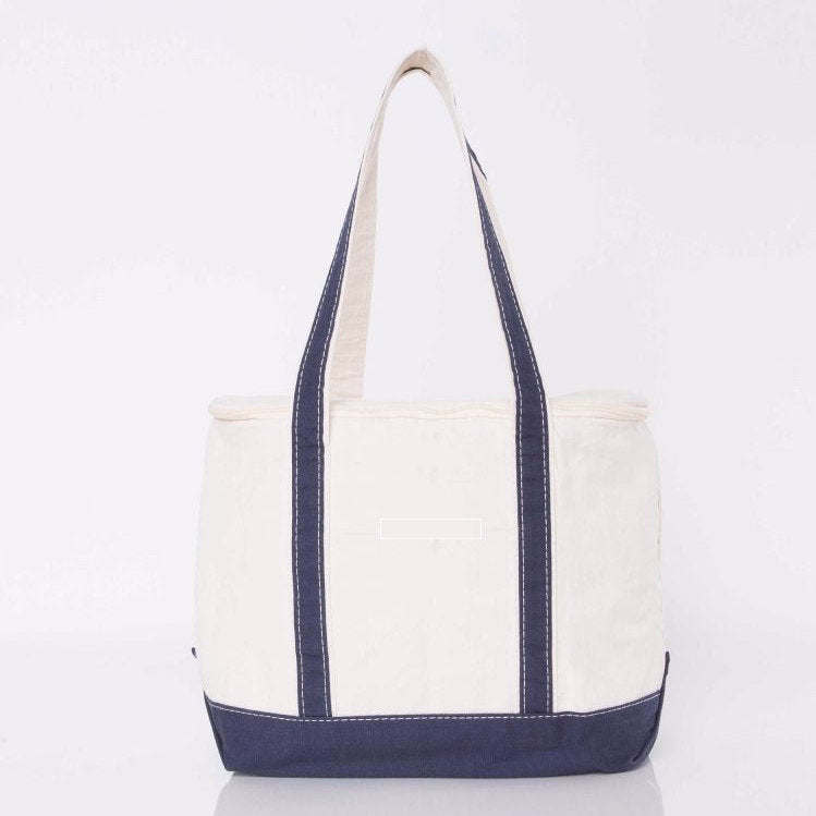 Classic Canvas Cooler Boat Tote - Nautical Luxuries