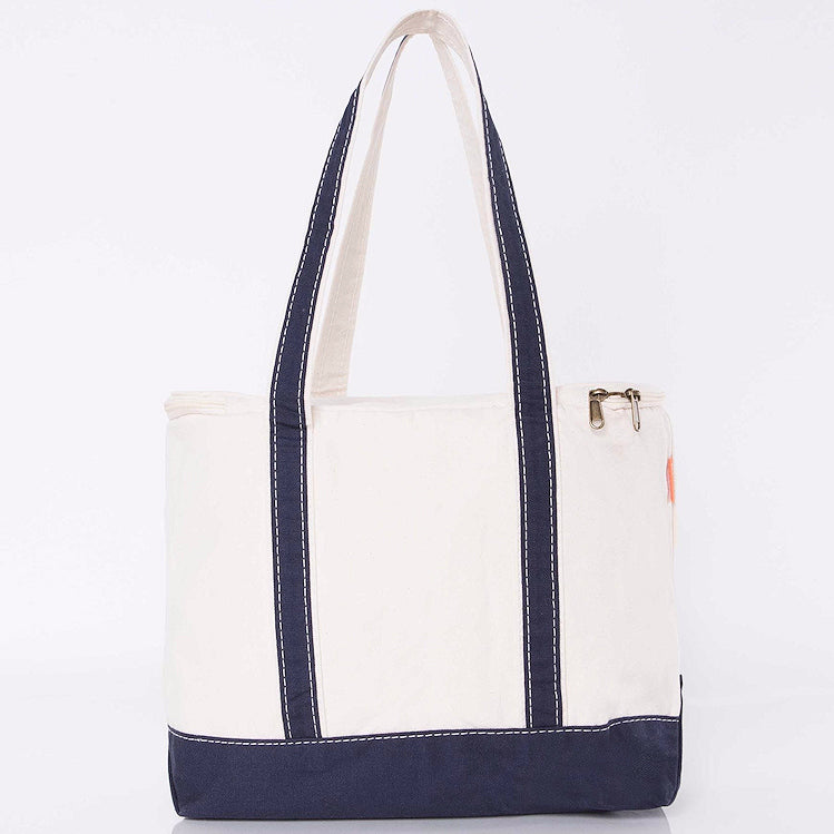 Classic Canvas Cooler Boat Tote - Nautical Luxuries