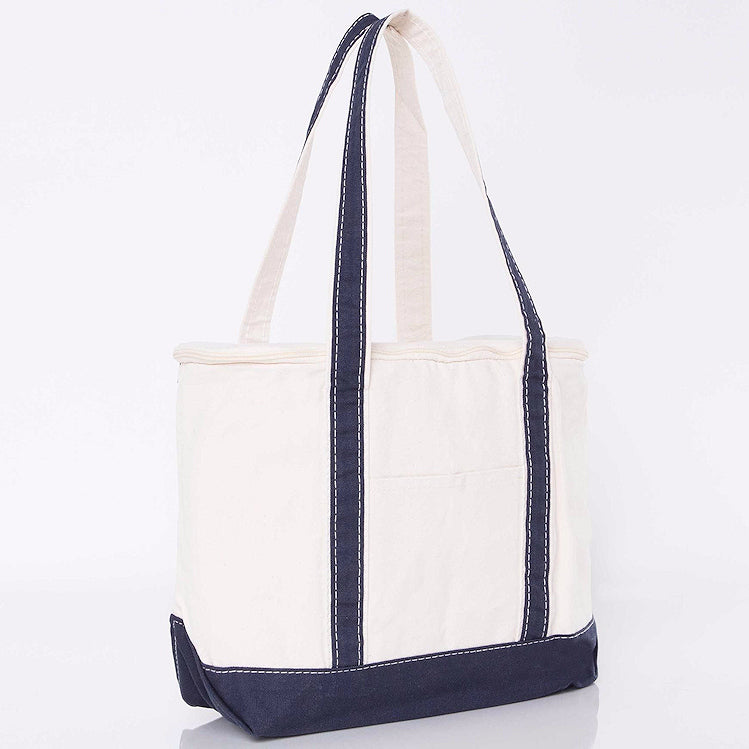 Classic Canvas Cooler Boat Tote - Nautical Luxuries
