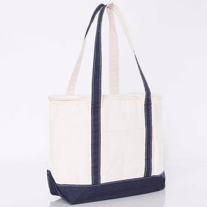 Classic Canvas Cooler Boat Tote - Nautical Luxuries