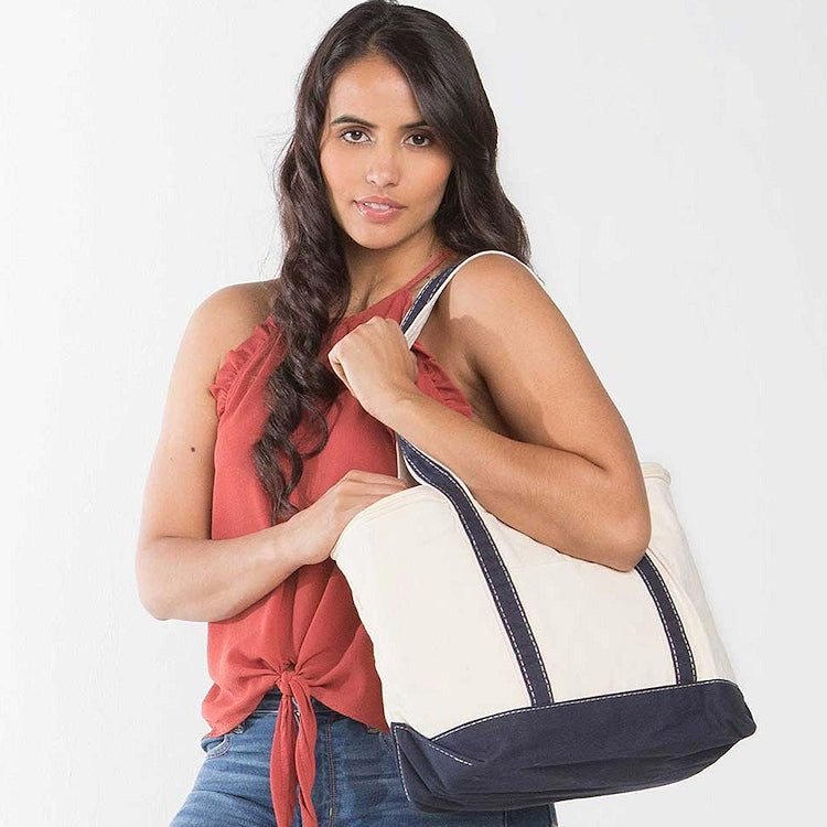 Classic Canvas Cooler Boat Tote - Nautical Luxuries