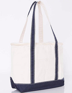 Classic Canvas Cooler Boat Tote - Nautical Luxuries