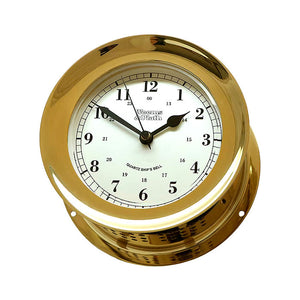 Weems & Plath Classic Brass Wall Clocks - Nautical Luxuries