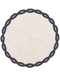 Infinitely Nautical Hand-Beaded Placemat Set