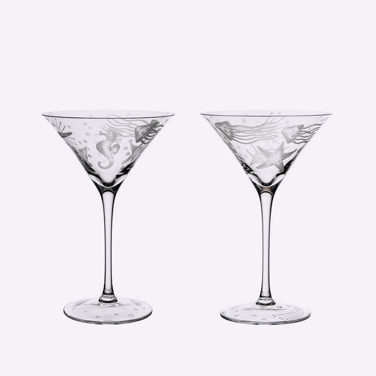 Fruti di Mare Bohemian Hand-Engraved Crystal Collection
