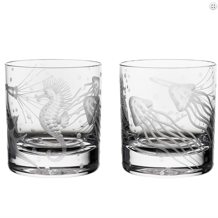 Fruti di Mare Bohemian Hand-Engraved Crystal Collection