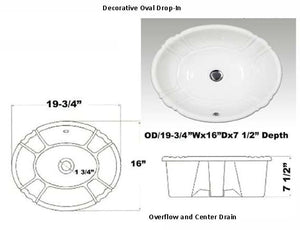 Line & Anchors Nautical Sink