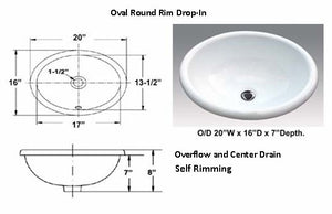 Line & Anchors Nautical Sink