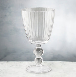 Venetian Elegance Acrylic Stemmed Glasses - Nautical Luxuries