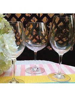 Holiday Wreath Stemless Wine Glasses Set of 12